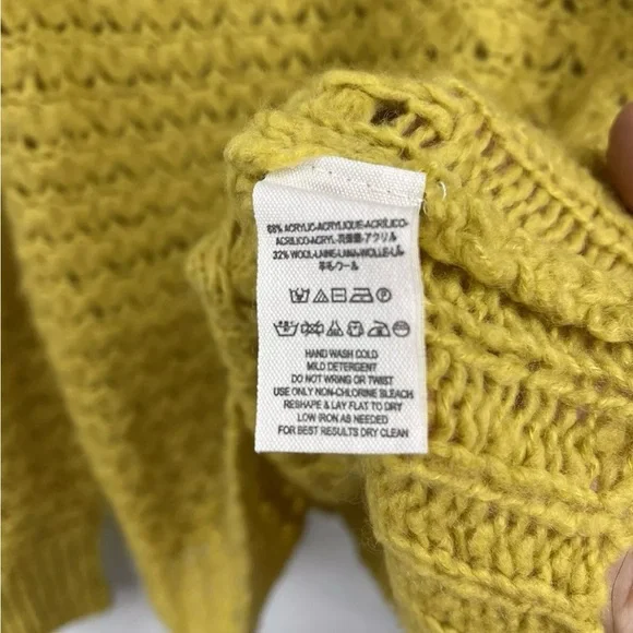 Free People Yellow Knit Sweater - Picture 5 of 6